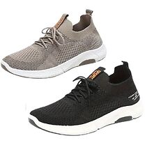 Breathable Mesh Slip-On Running Shoes - 2 Colours, 6 Sizes