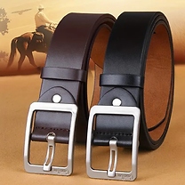 Traditional Pin Buckle Belt – 4 Designs, 2 Sizes
