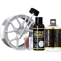 Car Wheel Rim Polishing & Painting Repair Kit - 6 Colours
