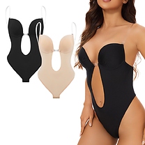 Deep V Backless Shapewear With Invisible Straps - 3 Colours, 6 Sizes!