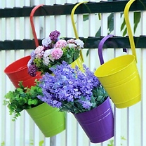 5, 10 or 20-Pack Hanging Flower Plant Pots