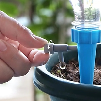 10 Self-Contained Auto Drip Watering Irrigation Spikes - 2 Colours