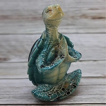 Sea Turtle Meditation Yoga Garden Statue