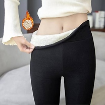 Fleece Lined Leggings - 2 Colours & 8 Sizes