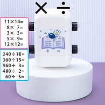 Mathematic Questions Stamp Roller - 4 Colours