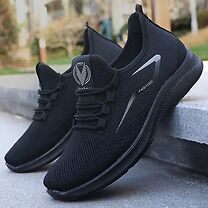 Breathable Mesh Slip-On Running Shoes - 2 Colours, 6 Sizes