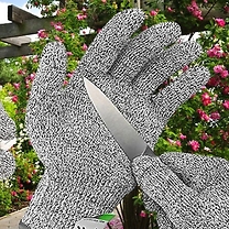 1 or 2-Pack of Thorn Proof Cut-Resistant Gloves - 5 Sizes