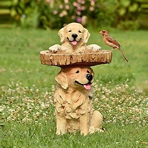 Mini Bird Bath Garden Statue - 6 Designs!