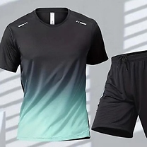 Men’s Breathable Lightweight 2 Piece Running Set