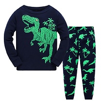 Kids’ Dinosaur-Themed Pyjama Set