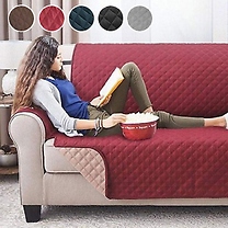 Anti-Slip Quilted Protective Sofa Cover - 11 Colours & 3 Sizes