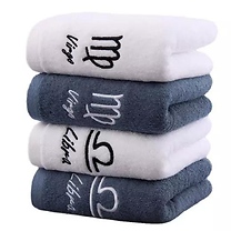 One or Two Star Sign Embroidered Towels - 72 Options!