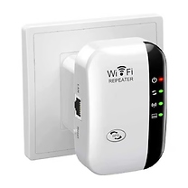 Plug-In Wi-Fi Booster - Up to 300m Coverage!