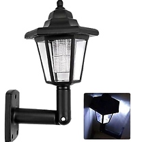 Solar Powered LED Victorian Lantern Light with Night Sensor