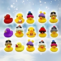 Christmas Rubber Duck Toy Advent Calendar - 4 Styles