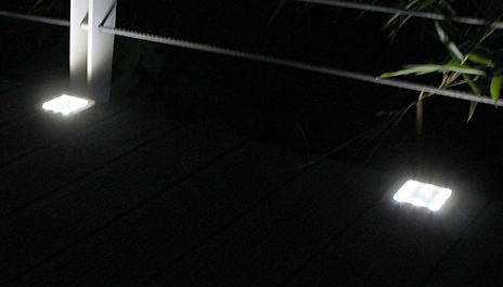 2 or 4 Waterproof Solar 8 LED Ground Lights - 2 Colours