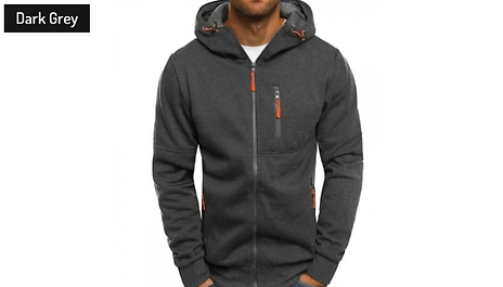Men’s Zip-Up Hoodie - 3 Colours & 5 Sizes