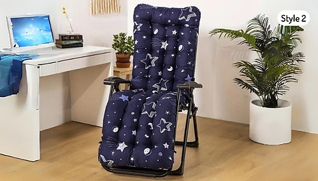 Sun Lounger Cushion Pad! - 2 Sizes & 4 Styles