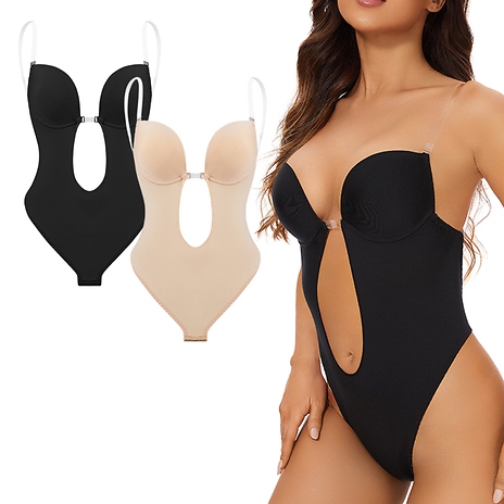 Deep V Backless Shapewear With Invisible Straps - 3 Colours, 6 Sizes!