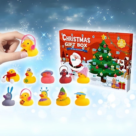 Christmas Rubber Ducks Countdown Advent Calendar - 3 Designs