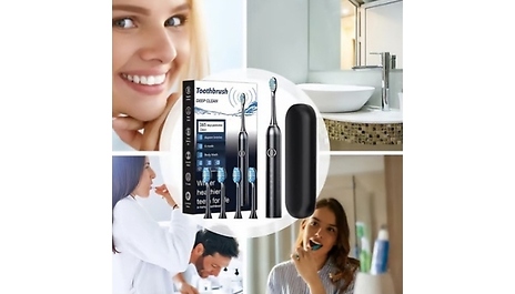 Rechargeable Electric Toothbrush - 6 Cleaning Modes!
