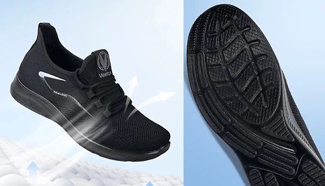 Breathable Mesh Slip-On Running Shoes - 2 Colours, 6 Sizes