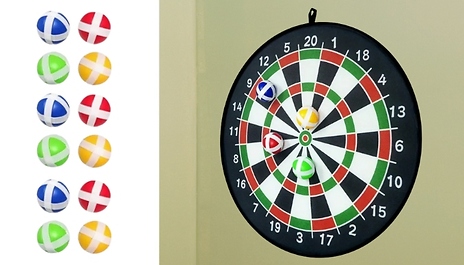 Velcro Dartboard & Ball Set - 2 Sizes