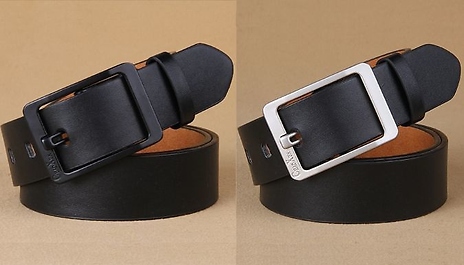 Traditional Pin Buckle Belt – 4 Designs, 2 Sizes