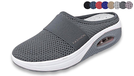 Orthopaedic Air Cushion Mesh Non-Slip Sliders - 8 Colours & 5 Sizes