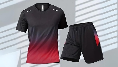 Men’s Breathable Lightweight 2 Piece Running Set