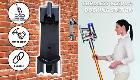 Dyson-Compatible Vacuum Docking Station - For V7 or V8 Models!