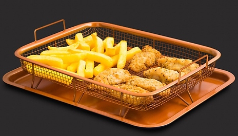 Copper-Plated Crisper Tray - 2 Designs