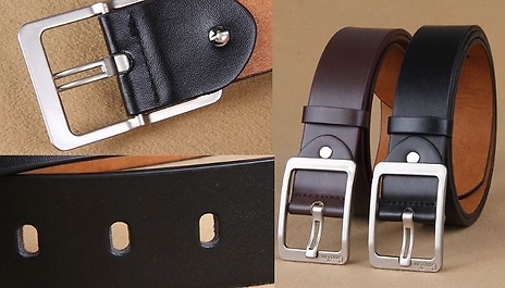 Traditional Pin Buckle Belt – 4 Designs, 2 Sizes