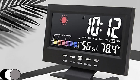 Smart Weather Station Clock - 3 Colours