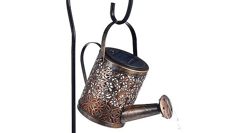 Hanging Solar-Powered Sprinkle Light Watering Can - 2 Styles