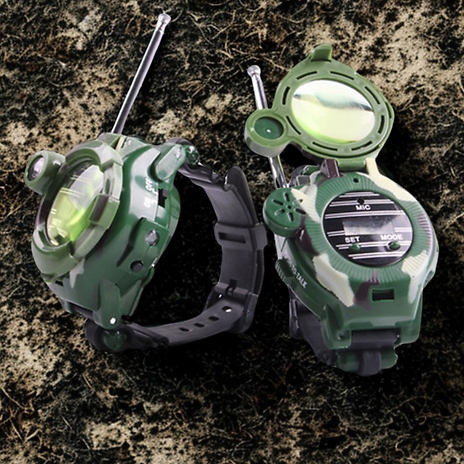 2-Pack of 7-in-1 Walkie-Talkie Watches