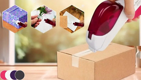 Single-Handed Automatic Tape Dispenser - 4 Colours