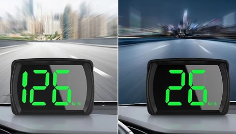 Heads Up Car Speedometer Digital Display - MPH or KPH!