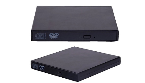 2-in-1 External DVD & CD Reader and Burner - 3 Colours