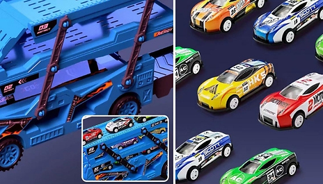 Children’s Transformable Catapult Toy Truck & Cars - 3 Colours