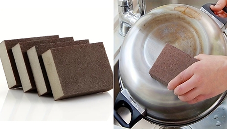 2 or 4-Pack Pot Sponge Scouring Brush