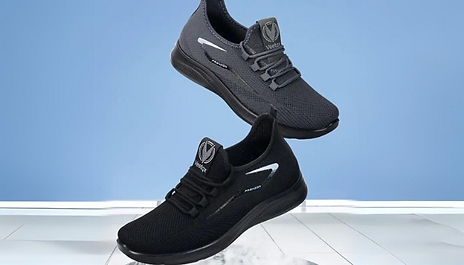 Breathable Mesh Slip-On Running Shoes - 2 Colours, 6 Sizes