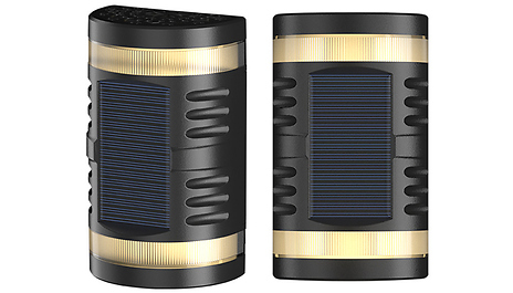 2 or 4 Solar Hollow Pattern Outdoor Wall Lights - 3 Colours
