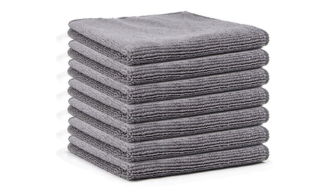 5-Pack Microfiber Cleaning Cloths - 4 Colours