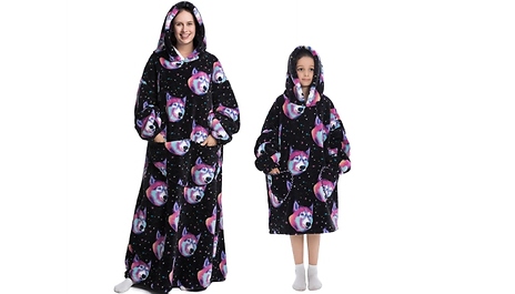 Matching Family Snuggle Blanket Hoodies - 9 Designs, 4 Sizes