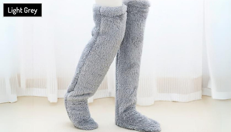 Thermal Thigh-High Leg Warmer Socks - 5 Colours