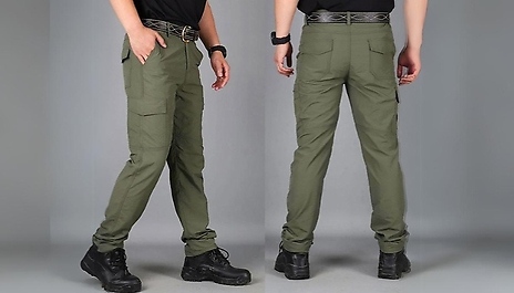 Water-Resistant Quick-Drying Cargo Trousers - 5 Colours & 6 Sizes