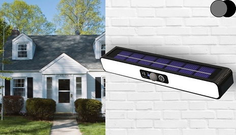 1, 2 or 3 Solar Motion Sensor Outdoor Flood Lights - 4 Options