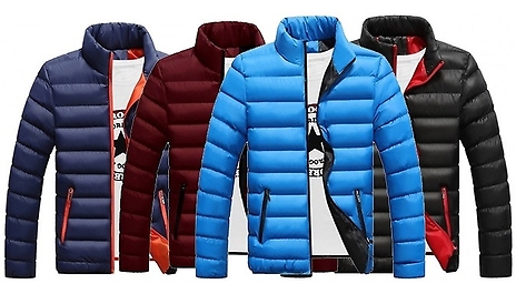 Men’s Casual Warm Padded Jacket - 4 Colours & 7 Sizes