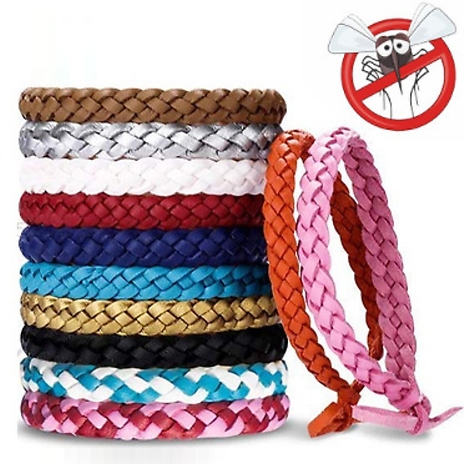 5-Pack of Mosquito-Repellent Waterproof Bracelets